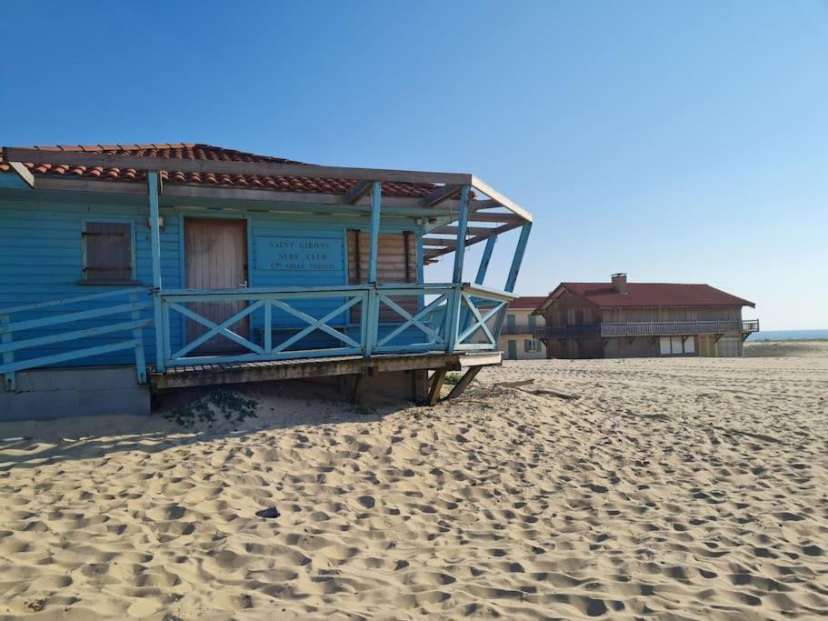 Superbe Studio A 8Mn En Voiture De La Plage Linxe Екстер'єр фото